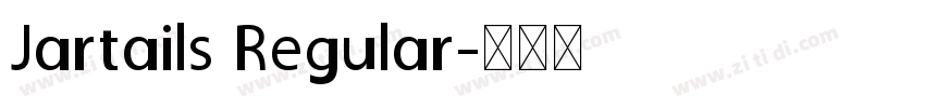 Jartails Regular字体转换